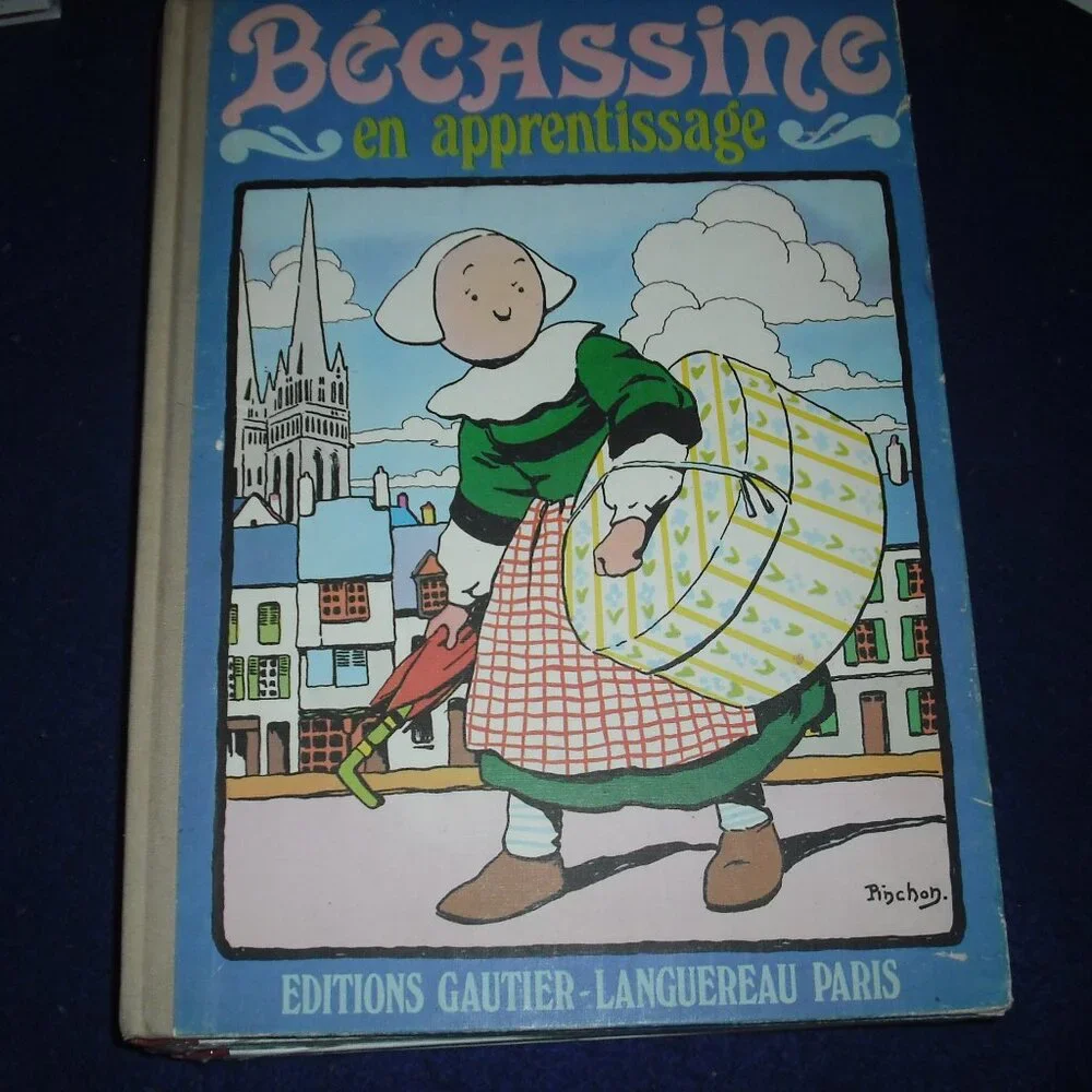 Vintage Becassine en apprentissage 1947 by Pinchon J.-P.Caumery French